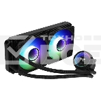 Система водяного охлаждения AeroCool / Formula Mirage L240 черный, 120 мм, алюминий/медь, 2300 об/мин, 26.8 дБ, 4 pin, 400 Вт, 27 мм, фото2