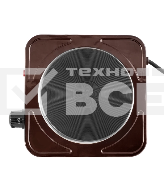 Электрическая плитка Centek CT-1506 (Siberia) 1конф ЧУГУН 155мм, 1000Вт, индикатор работы