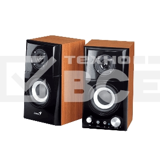 Колонки Genius SP-HF500A II, Bluetooth, wood, 16 W, 100–240 V, color: wood