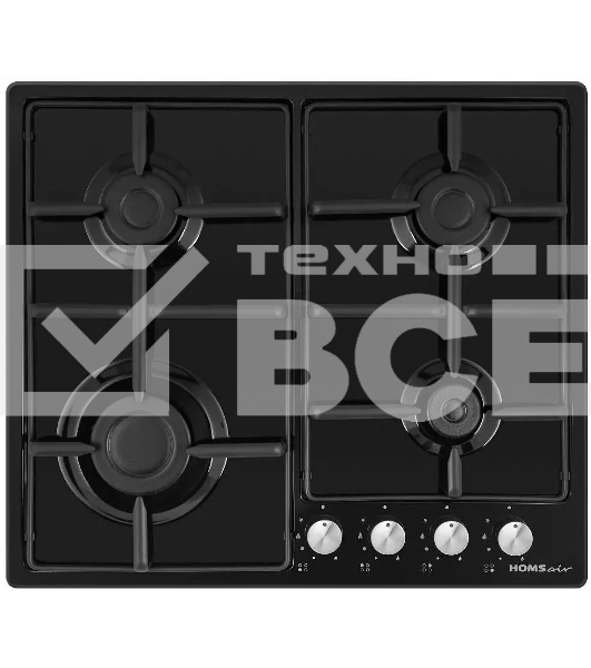 Газовая варочная панель HOMSair HGE643GBK