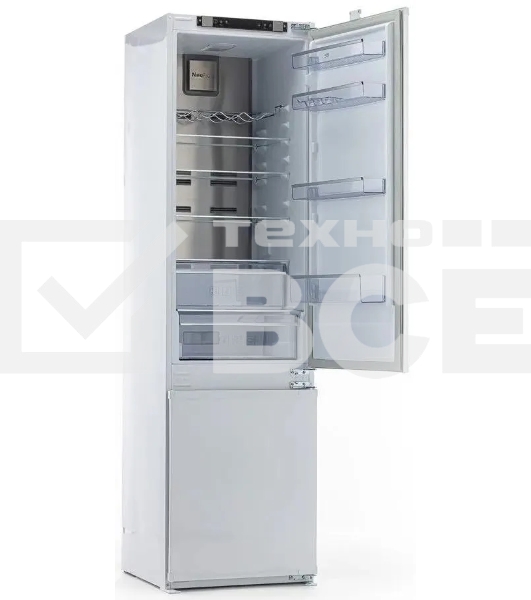 Встраиваемый холодильник Beko Diffusion BCNA306E2S двухкамерный белый