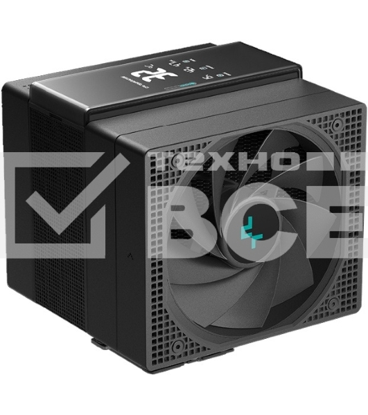 Кулер для процессора DEEPCOOL ASSASSIN IV VC VISION черный, 120 мм, алюминий/медь, 1800 об/мин, 29.3 дБ, 4 pin, 300 Вт, 172 мм