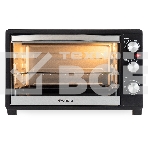 Мини-печь Hyundai MIO-HY074 30л. 1500Вт серебристый/черный, фото 1