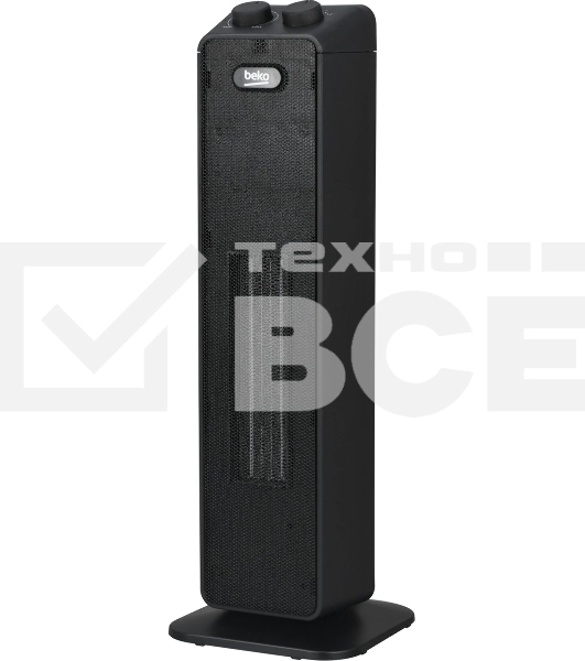 Тепловентилятор Beko Winter Range RHP 6320 B черный, 2000 Вт, 25 м2, термостат