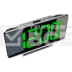 Радиочасы Soundmax SM-1561U (черный с белым), фото2