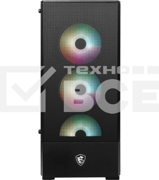 Компьютерный корпус MSI MAG FORGE 112R 2xUSB 3.0, 4x120мм ARGb Fan, ARGb Control Board, Tempered Glass Window, Brown Box (949679)