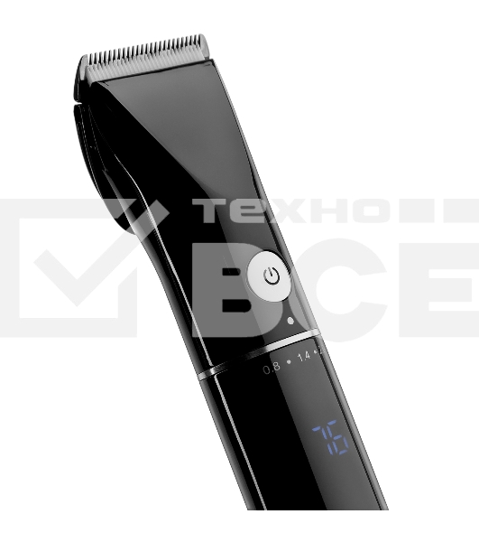 Машинка для стрижки BRAYER BR3400, LED-дисплей, 4 насад, турбо, титан. покр, регу. высоты лезвий