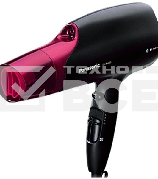 Фен Panasonic EH-NA65 черный/розовый, 2000 Вт, ионизация