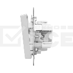 Механизм выключателя EKF UP1-SWA-14 одноклавишный, с подсветкой, алюминий Эпика, фото7