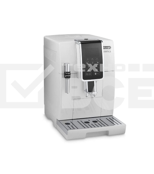 Кофемашина автоматическая DeLonghi ECAM 350.35.W белый, исп. кофе- зерновой/молотый, 1.8 л, 1450 Вт, 15 бар