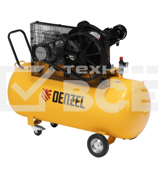 Компрессор воздушный рем. привод BCV 5500-T/270, 5,5 кВт, 270 литров, 850 л/мин Denzel