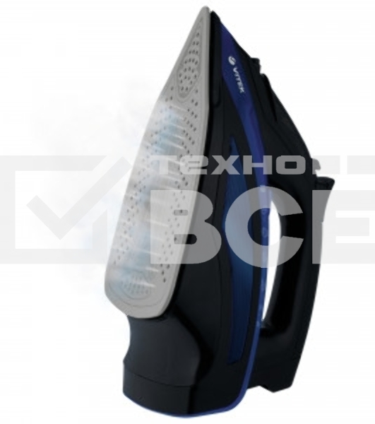 Утюг Vitek VT-8327 (MC) черный/синий