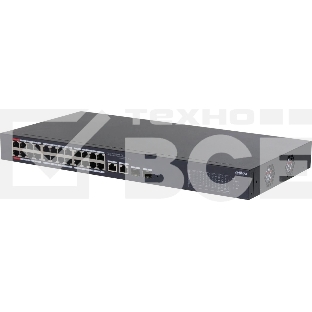 Коммутатор Dahua DH-CS4226-24ET-375 (L2) 24x100Мбит/с 2xКомбо (1000BASE-T/SFP) 2SFP 24PoE 375W управляемый