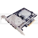 Сетевая карта/ 10G Quad Port SFP+ PCIe Ethernet Adapter with Intel XL710-BM1 Chipset, фото 1
