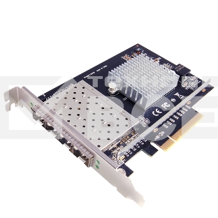 Сетевая карта/ 10G Quad Port SFP+ PCIe Ethernet Adapter with Intel XL710-BM1 Chipset