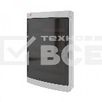 Щиток настенный с дверцей 54 мод.,IP65, серый, с клеммным блоком 63А, фото 1