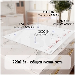 Индукционная варочная панель Zigmund & Shtain CI 29.6 W белый, фото4