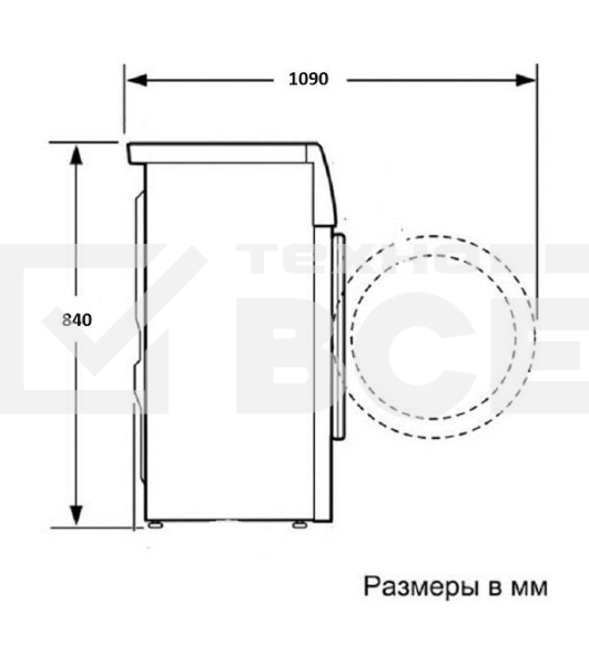 Стиральная машина Weissgauff WM 61212 DC Inverter Steam