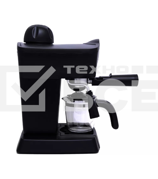 Кофеварка рожковая Kitfort КТ-706 черный, исп. кофе - молотый, 0,25 л, 800 Вт, 3,5 бар