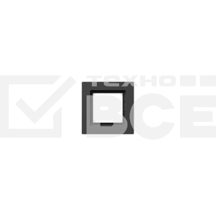 Рамка 1 - местная EKF Эпика UP1-FPB-01-44 IP44, черная, пластик