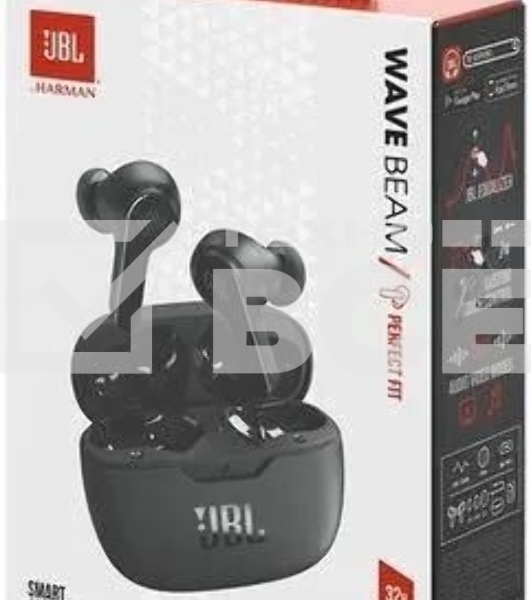 Наушники JBL Wave Beam, Bluetooth, внутриканальные, черный