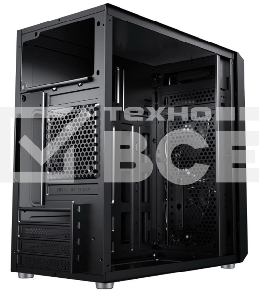 Компьютерный корпус ACD Coffre 104G mATX, Black, CPU 140мм, VGA 245мм, PSU 285мм, 2x3.5INT, 1x2.5INT, 2xUSB 2.0, 1xUSB 3.0, HD Audio, w/o FAN, w/o PSU, TG