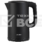 Чайник электрический Centek CT-0020 черный металл 1.7л, 2200W, бесшовная колба, двойные стенки, фото 1