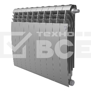 Радиатор Royal Thermo BiLiner 500 Silver Satin VR80 - 10 секц.