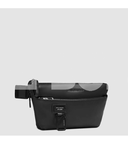 Рюкзак слинг Piquadro Harper CA6881AP/N черный кожа