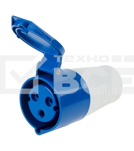 Розетка Rexant 223 переносная 2Р+РЕ 32А 220В IP44