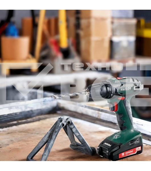 Дрель-шуруповерт Metabo BS 18 602207550, Аккумуляторный, 18В, 2 АКБ