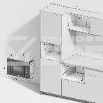 Встраиваемая микроволновая печь Kuppersberg HMW 620 B, объем 20 л, мощность 700 Вт, поворотный стол, High-Tech, 9 автоматических программ, гриль, сенсорное управление, черный, фото9