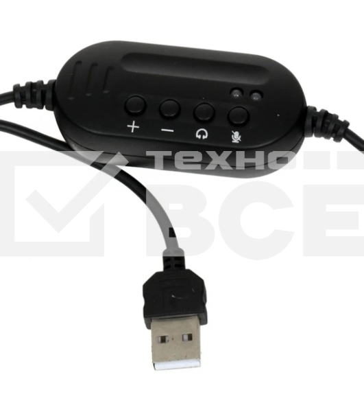 Гарнитура Ritmix RH-533 USB чёрный, проводная, USB