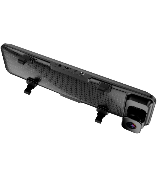 Видеорегистратор TrendVision MR-4K, 3840x2160, 11', с камерой заднего вида, GPS/ГЛОНАСС, Wi-Fi, G-сенсор, датчик движения, GPS-информатор