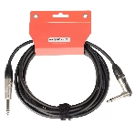 Кабель гитарный FORCE FGC-09/4.5L1/4' TS Jack - 1/4' TS Jack угловой, высококачественный, малошумящий с проводниками из безкислородной меди OFC, диаметр 6 мм, профессиональные металлические разъемы, длина 4,5 м, фото5