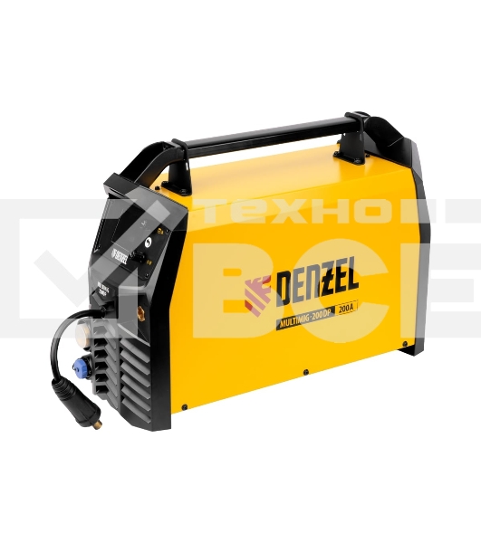 Аппарат инвертор. полуавтомат. сварки MultiMIG-200DP Synergy Double Pulse, 200 А, ПВ 80% Denzel