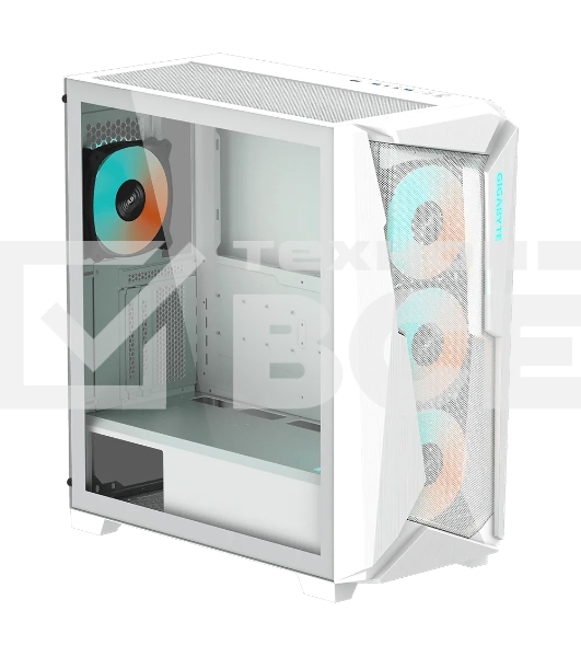 Корпус Gigabyte C301 Glass White MidTower, ATX, USB-C x1, USB3.0 x2, Audio I/O, GPU:400mm, Black, TG