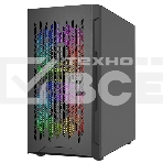Корпус Powercase Mistral Micro D3B ARGB, Tempered Glass, 2x 140mm ARGB PWM+1x 120mm ARGB PWM, чёрный, mATX  (CMMDB-A3), фото7