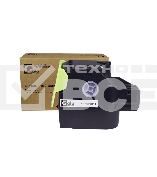 Картридж лазерный GalaPrint GP-80C8HK0 чёрный (4000 стр) для Lexmark LaserPrinter CX410/CX510