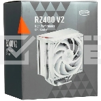 Устройство охлаждения (кулер) PcCooler RZ400 V2 Soc-AM5/AM4/1200/1700/1851 белый 4-pin 32dB Al+Cu 240W Ret (RZ400V2-WHNWNX-GL), фото2