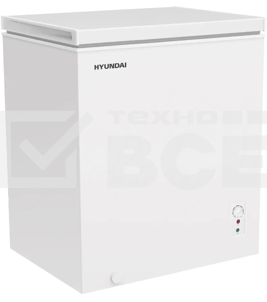 Морозильный ларь Hyundai CH15081 белый, 143 л