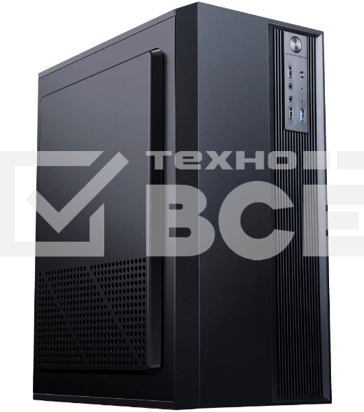 Компьютерный корпус Accord A-302 черный без БП ATX 1x120мм 2xUSB 2.0 1xUSB 3.0 audio