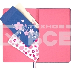 Блокнот Moleskine LIMITED EDITION SAKURA LESU08QP062 Large 130х210мм, обложка текстиль, 176 страниц, нелинованный, синий, 2025, фото5