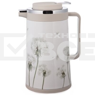 Термос AGNESS 734-206 DANDELION со стекл. колбой 950 мл