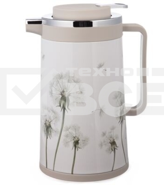 Термос AGNESS 734-206 DANDELION со стекл. колбой 950 мл