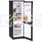 Холодильник Бирюса B418 черный двухкамерный 125/55л морозилка снизу, фото5