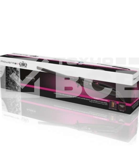 Щипцы Rowenta CF3112F0 50Вт макс.темп.:180С покрытие:кератин/турмалин черный