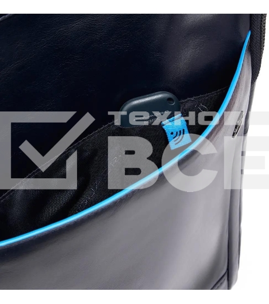 Рюкзак мужской Piquadro Blue Square Revamp CA4818B2V/N черный кожа