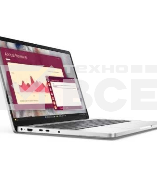 Ноутбук Dell Pro 14 Core 7 250U 14,0' FullHD+300nit AG,300 nit,32 GB DDR5 (2x16GB),1TB SSD,Intel graphics,3 cell 55 Wh,Backlit,FPR,Thunderbolt,,Linux,1,37kg,2y,KB Eng