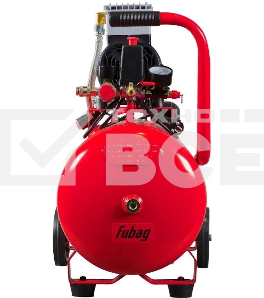 Компрессор поршневой Fubag OLS 250/50 CM2 безмасляный 250л/мин 50л 1500Вт красный/черный